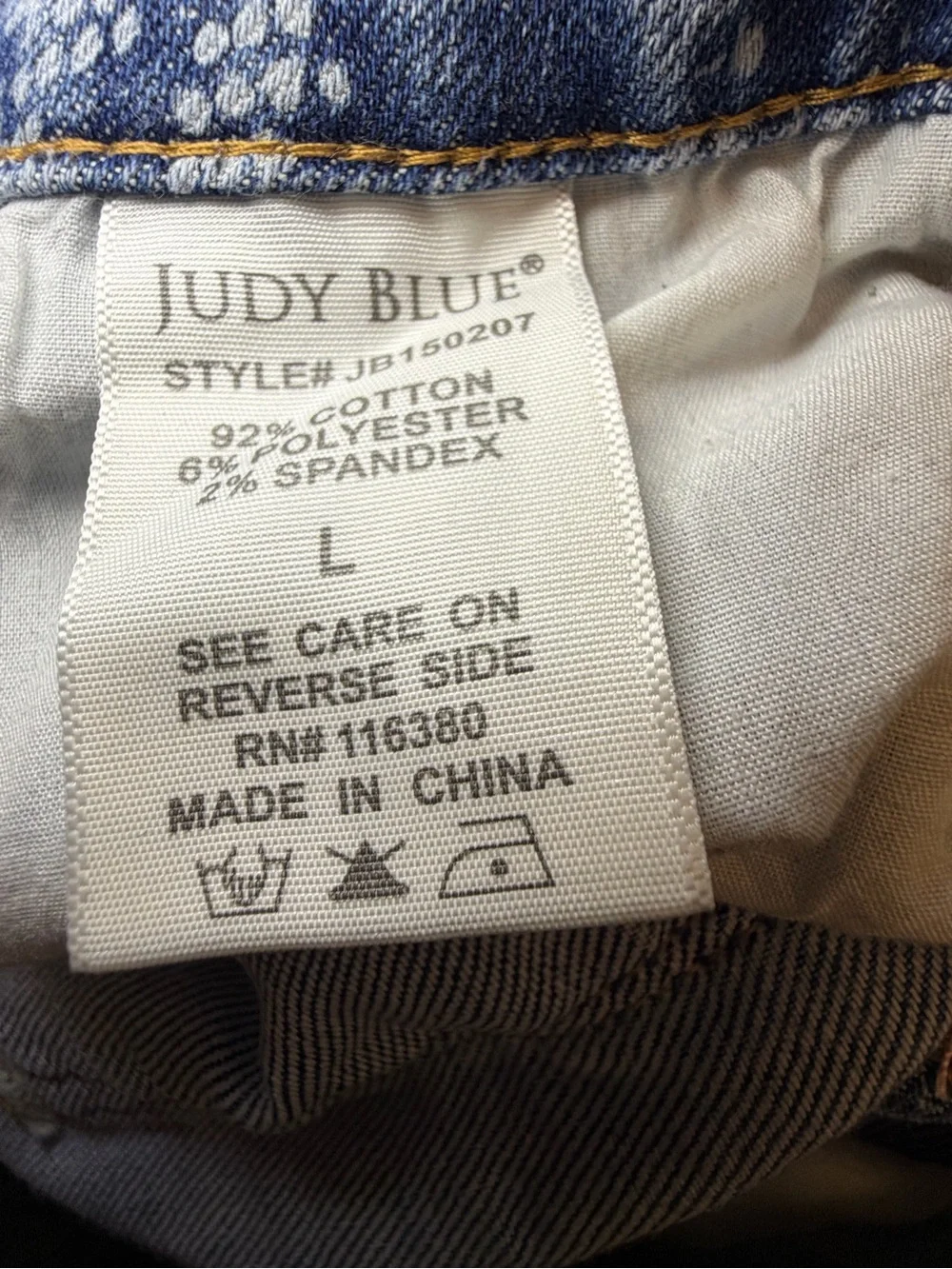 Judy Blue Snake-Print Denim Cutoff Shorts